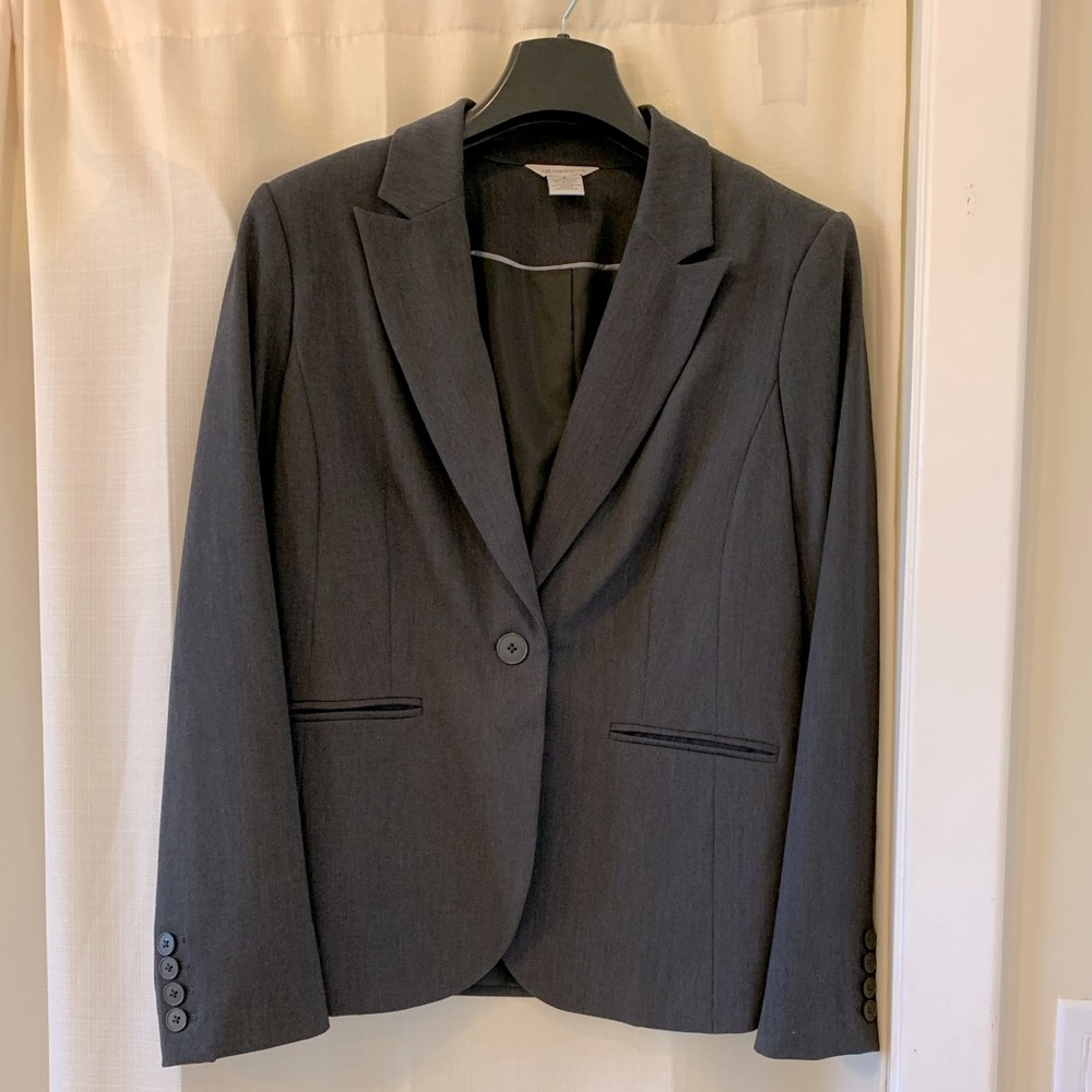 Dark Gray Blazer, size 6 - EUC
